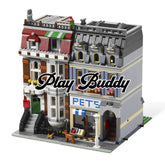 Pet Shop Creator Building Blocks 2032PCS w/ 4 Figures (10218) ABS Kit Pet Shop Building Blocks